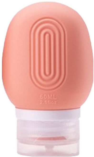 마켓감성 트래블 실리콘병 60ml, 6개, 핑크