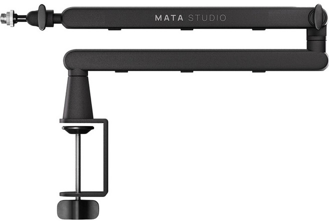 마타스튜디오 MA40 마이크 스탠드 탁상용 콘덴서 암 거치대 홀더 자바라, MA40B, 블랙, 1개