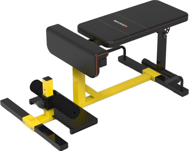 이고진 프리미엄 1832 스쿼트 싯업 머신, 옐로우