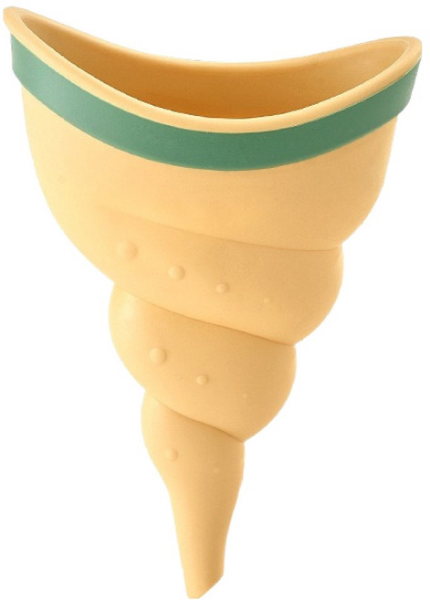 소울리치 여성용 실용적인 휴대용 소변기 깔때기, 옐로우, 1개