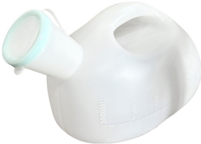 소울리치 유용한 휴대용 소변기 3L, 화이트, 1개