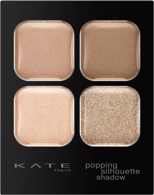 KATE 凱婷 台灣公司貨 邃影光綻眼影盒 3.6g, BR-1 灰感光影, 1個