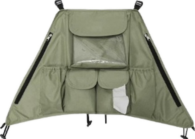 대용량 수납 주머니 유모차 정리함 가방, 올리브, 1개
