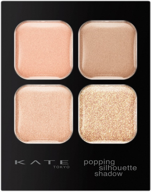 KATE 凱婷 邃影光綻眼影盒 OR-2 珊瑚玫瑰光影 3.6g 打造深邃立體眼妝, 1個