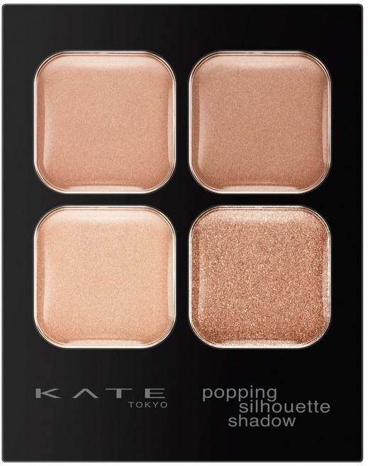 KATE 凱婷 台灣公司貨 邃影光綻眼影盒 3.6g, OR-1 杏桃光影, 1個
