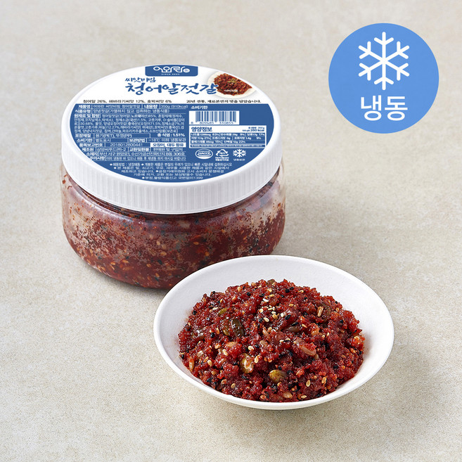 어와란 씨앗비빔 청어알 젓갈 (냉동), 350g, 1개