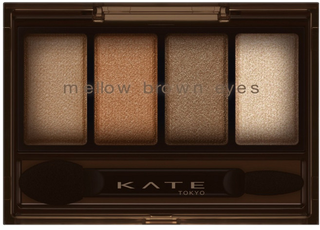 KATE 凱婷 柔和棕調眼影盒 BR-4 乾燥棕 4.2g 打造自然深邃眼妝, 1個