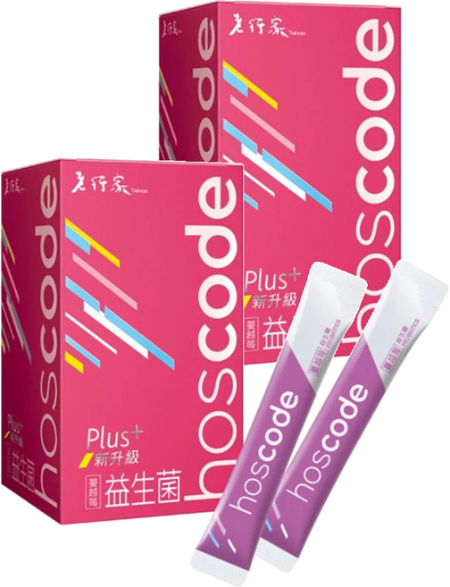 老行家 hoscode蔓越莓益生菌, 2g, 30包, 1盒