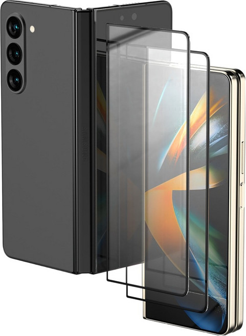 구스페리 5DX 풀커버 강화유리 휴대폰 액정보호필름 2p 세트, 1세트