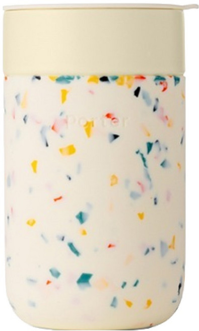 더블유앤피 포터 투고 세라믹 머그, 테라조 크림, 1개, 500ml