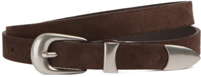 VONIN 천연 소가죽 20 메탈 세무 캐주얼 벨트 NT094DBR