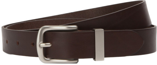 VONIN 천연 소가죽 30 메탈 레더 캐주얼 벨트 NT100DBR