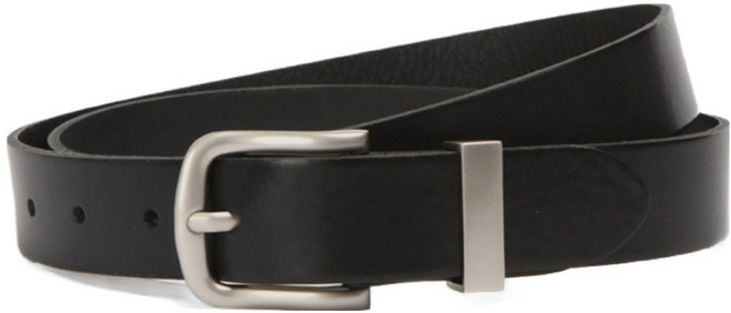 VONIN 천연 소가죽 30 메탈 레더 캐주얼 벨트 NT099BK