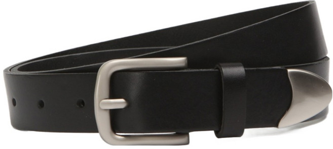 VONIN 천연 소가죽 30 커먼 끝쇠 캐주얼 벨트 NT108BK