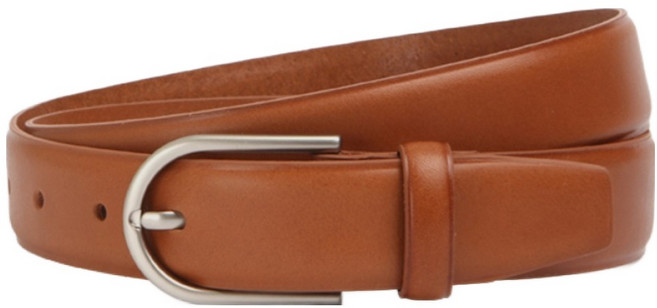 VONIN 천연 소가죽 30 디메탈 홀스슈 캐주얼 벨트 NT098TBR