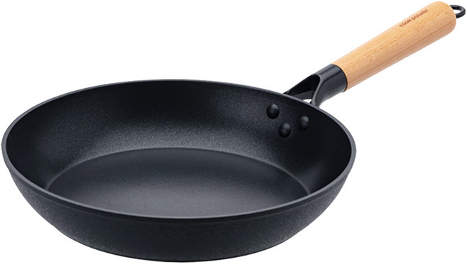 cook power 鍋寶 日式原木黑鍛8層不沾煎鍋 IH/電磁爐適用, 1個, 28cm