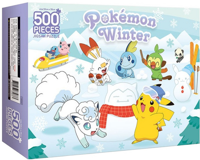 포켓몬스터 직소 퍼즐 500 포켓몬 윈터, 단품-500PCS