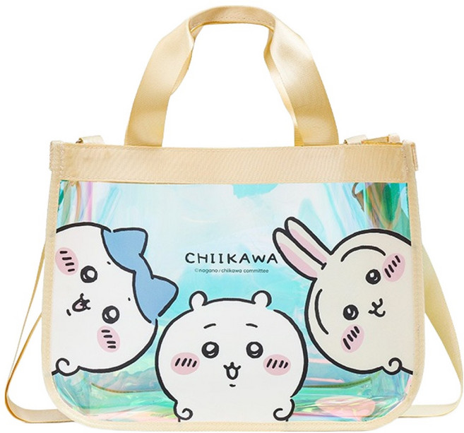 먼작귀 아동용 레인보우 미러 비치백 PS008