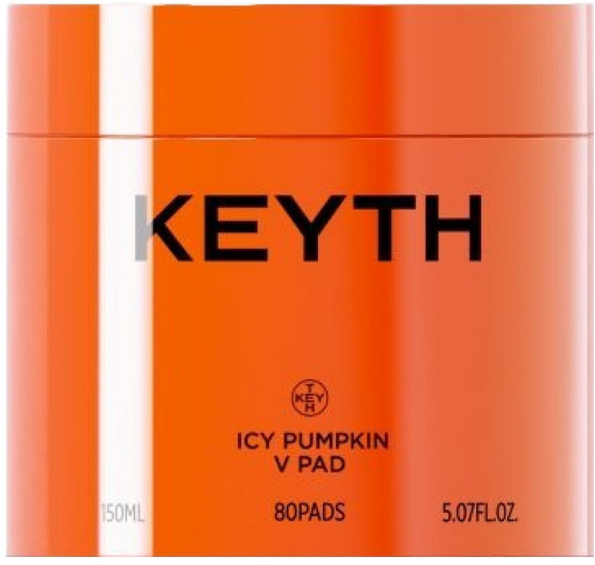 KEYTH 아이시 펌프킨 브이 패드 150ml, 1개, 80매입