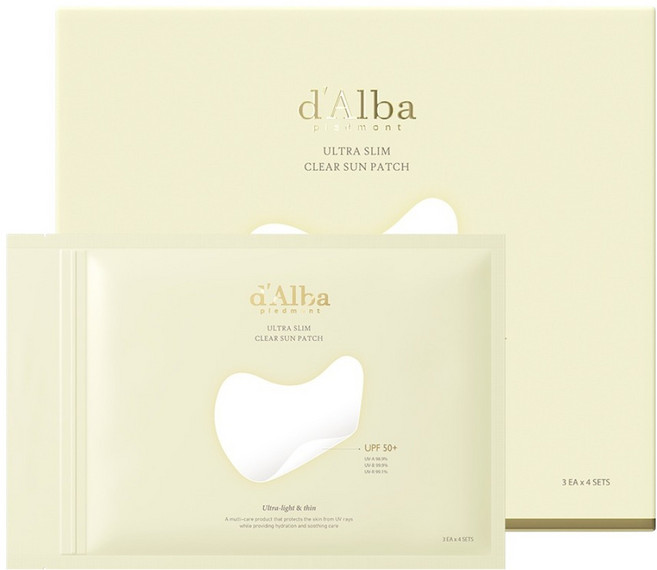 달바 울트라 슬림 클리어 선패치 UPF50+ 4회분, 35g, 1개
