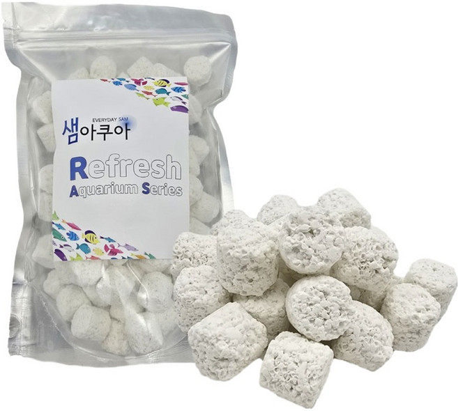 샘아쿠아 리프레쉬 크리스피 여과재 화이트, 1개