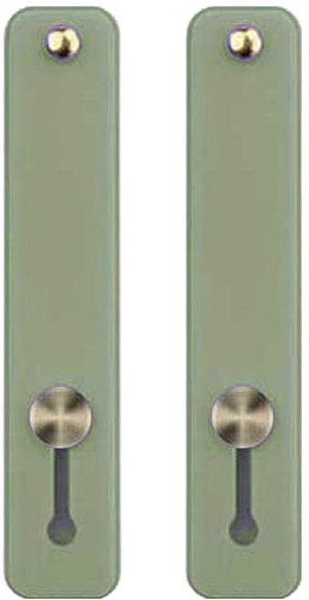 엘엘비 파스텔톤 접착형 스마트폰 거치 밴드 핑거 스트랩, 그린, 2개