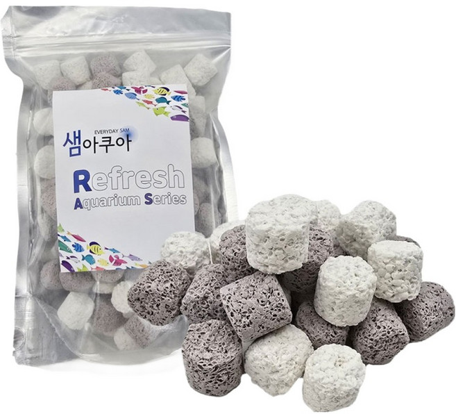 샘아쿠아 리프레쉬 크리스피 여과재 믹스, 1개