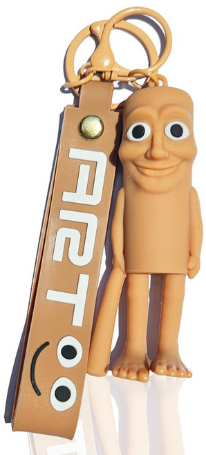 이탈리안 브레인롯 캐릭터 3D 피규어 열쇠고리, 퉁퉁퉁 사후르, 1개