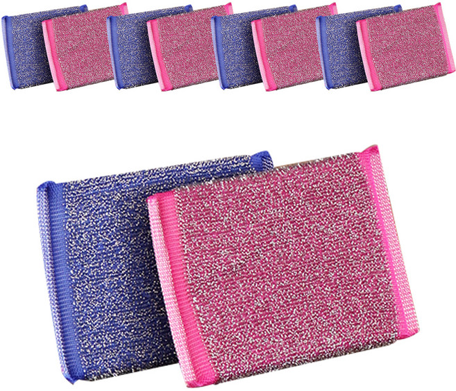 팬물산 이지라이프 강력 평판 울스텐 수세미, 10개, 1개입