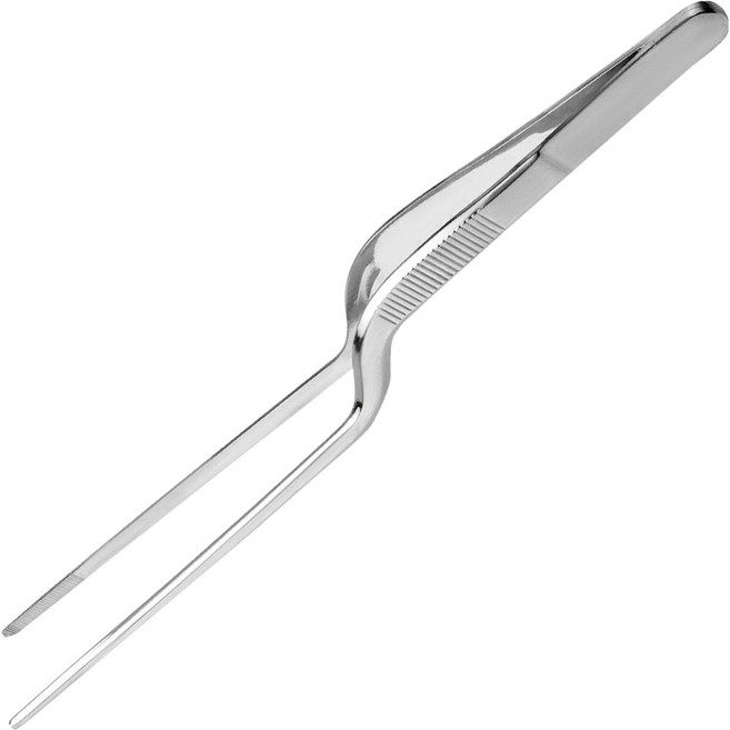 ibili 曲柄擺盤鑷子 16cm, 1支, 銀色
