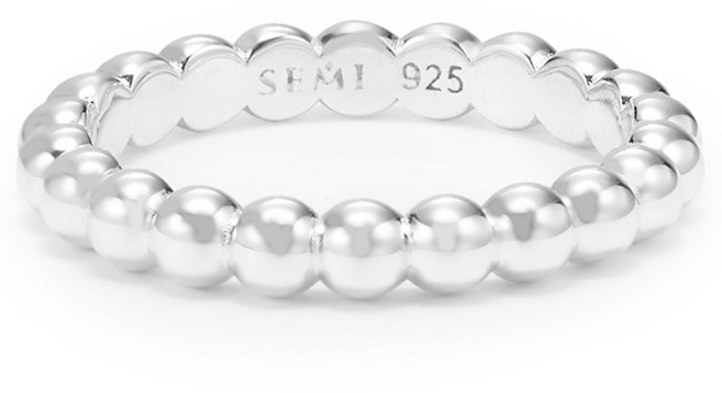 SEMI JEWELRY 女款 925純銀 Saemi 3mm 圓珠疊戴戒指