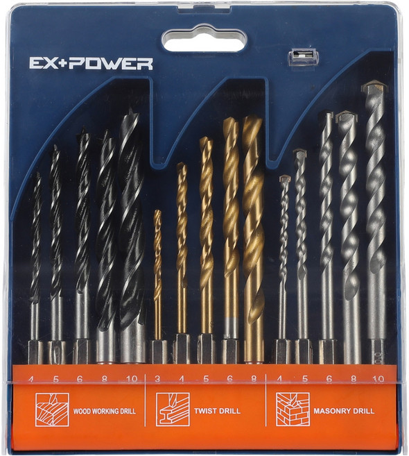 이엑스파워 육각 드릴 비트 15종 세트 EDH-15S, 1세트