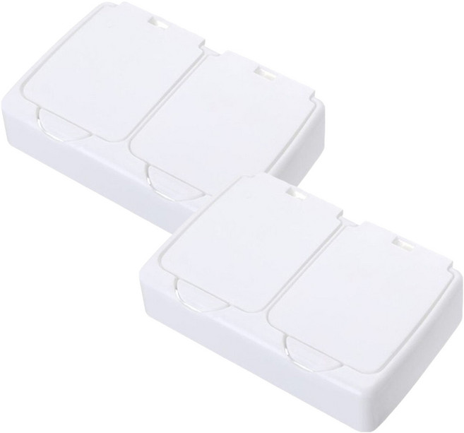 벤프 Case 도무송 통 2칸, 화이트, 2개