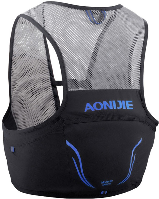 오니지 트레일 러닝 조끼 베스트, 블랙, 1개