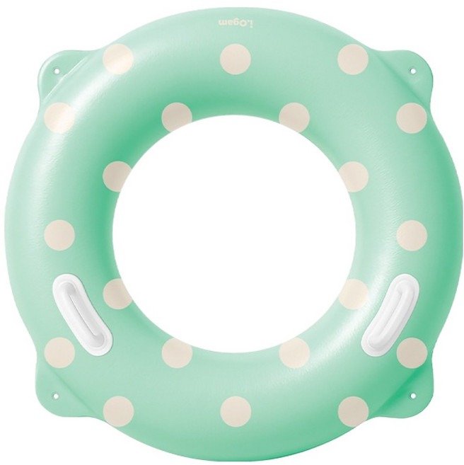 아이오감 성인용 물놀이 원형 튜브 100cm, 민트, 1개