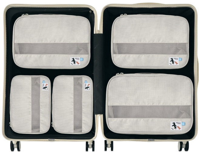 바디럽 꾹꾹 여행용 압축파우치 세트