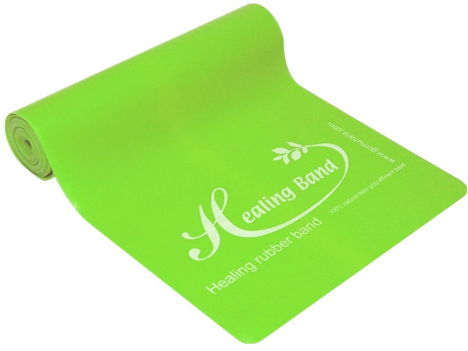 고무나라 라텍스 요가밴드, 연두, 1개