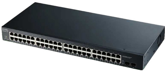 ZYXEL 智慧型網管24埠Gigabit交換器, 1個, GS1900-48(Rev.B1)
