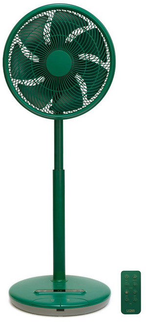 르젠 프리미엄 저소음 BLDC모터 서큘레이터 발터치 리모컨 키높이 선풍기 로얄그린, LZEF-DF4-GN