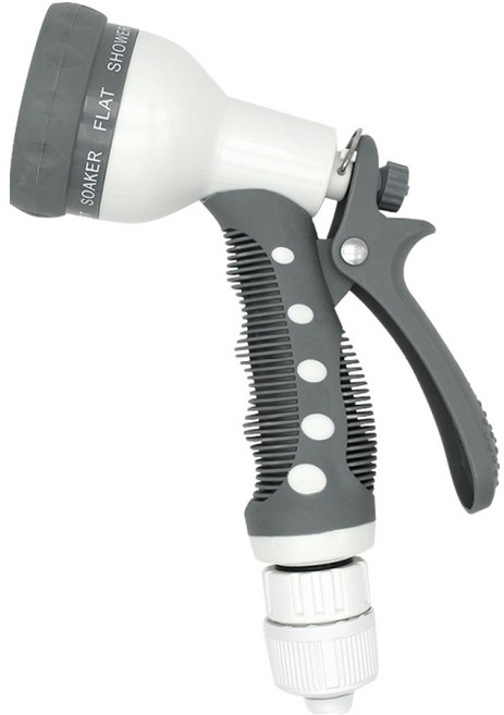 코텍스 강력 스마트 7기능 분사기 일반호스전용, 화이트 + 그레이, 1개