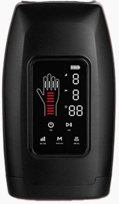 닥터포텐 프리미엄 온열 손가락 손 마사지기 X Pro, HM-001, 블랙