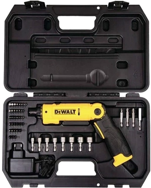 DEWALT 得偉 8V 45件式調扭起子機+工具盒 DCF008, 1組
