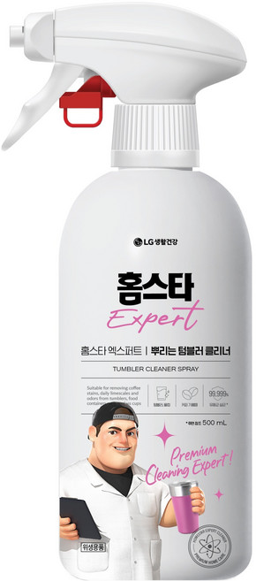 홈스타 엑스퍼트 뿌리는 텀블러 클리너 주방세제 프레쉬애플향, 500ml, 1개
