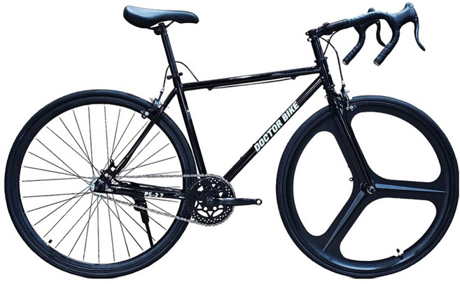 닥터바이크 700C 28C 입문용 픽시자전거 PS-27-1, 블랙, 1개, 160cm