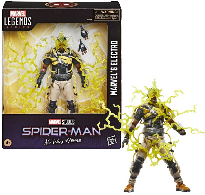 해즈브로 마블 레전드 스파이더맨 노 웨이 홈 피규어 일렉트로, 1개