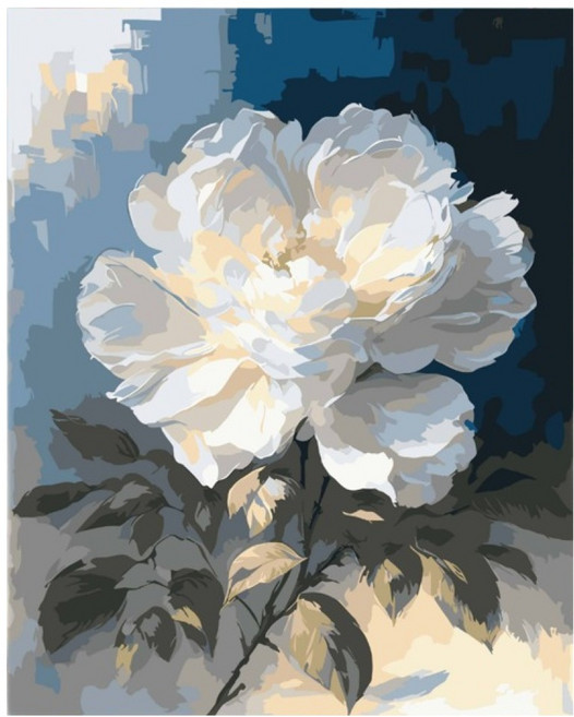 타미나요 힐링 풍경 유화그리기, 큰 꽃 한송이, 1개