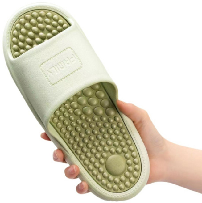 바오스레 모던 투톤 마사지 지압 슬리퍼