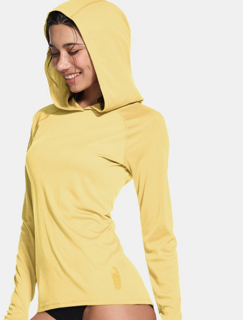 테슬라 여성용 후드 긴팔 래쉬가드 TM-FSS47