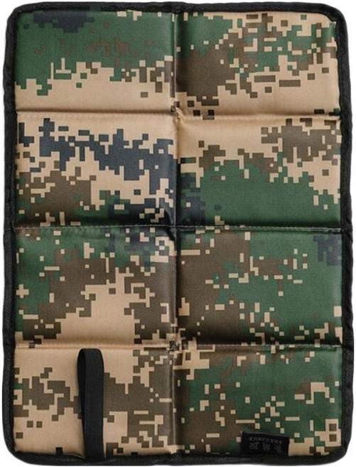 쏠라프 밀리터리 스타일 방습 방수 휴대용 접이식 방석, 카키색