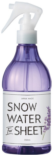 DAILY AROMA JAPAN snow water 寢具涼感消臭噴霧 薰衣草 350ml 消除異味, 1個